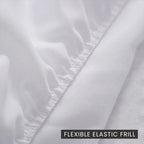 Premium Terry Cotton Mattress Protector – Maroon