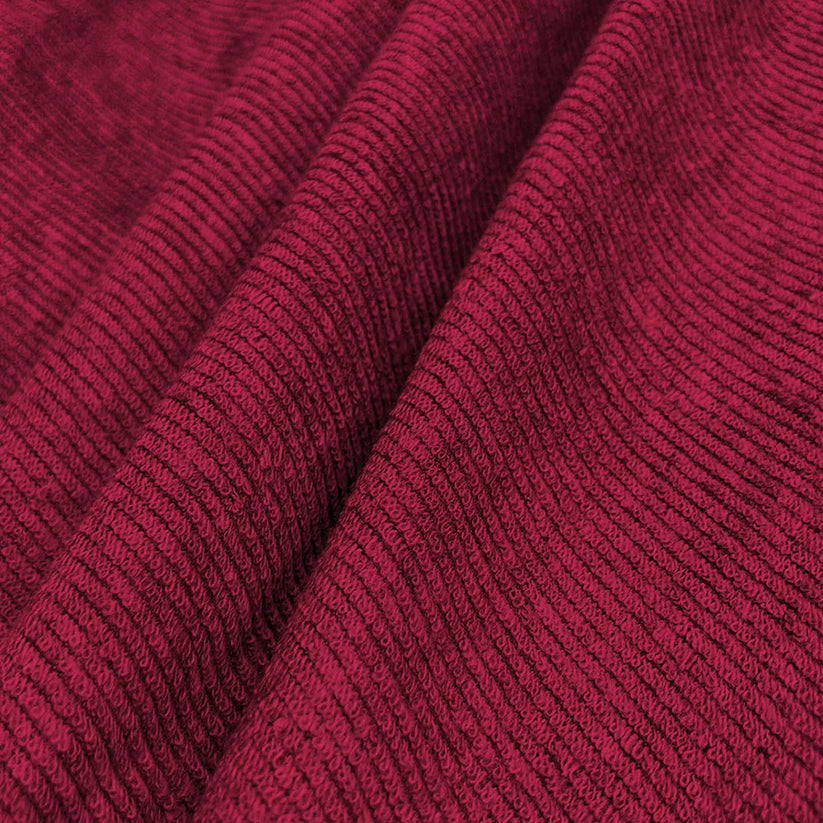 Premium Terry Cotton Mattress Protector – Maroon