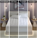 Premium Waterproof Mattress Pad – White Full