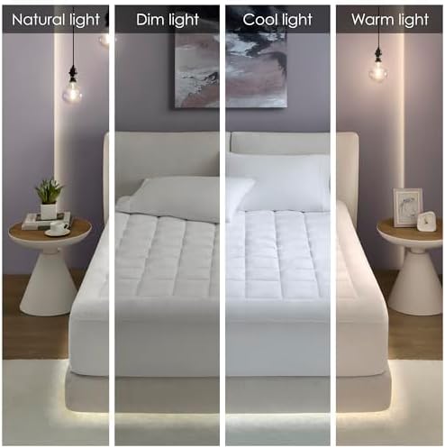 Premium Waterproof Mattress Pad – White Full