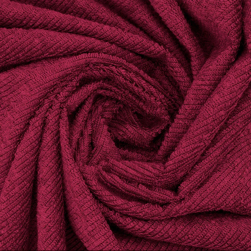 Premium Terry Cotton Mattress Protector – Maroon